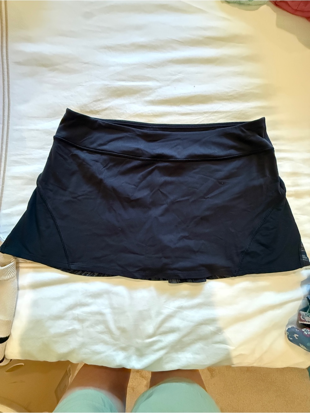 lululemon athletica Black Athletic Mini Skirt